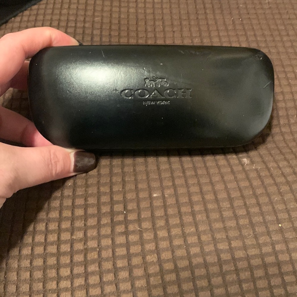Coach eyeglasses case